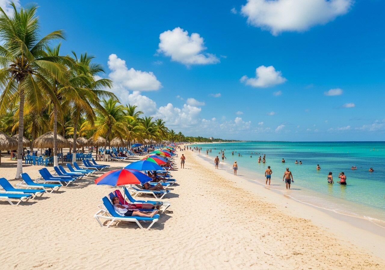 Weißer Sandstrand Playas del Este bei Havanna
