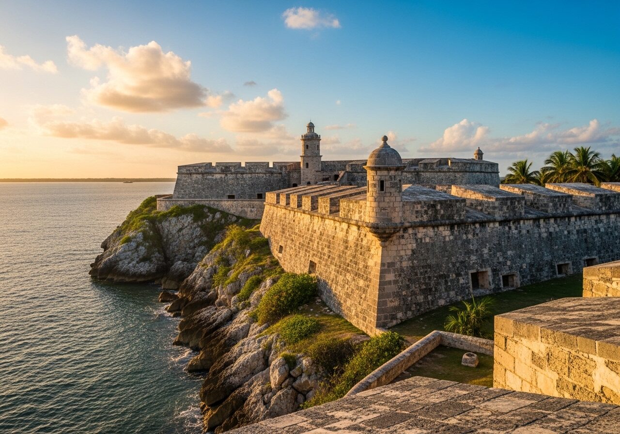 Festung Castillo del Morro über der Bucht