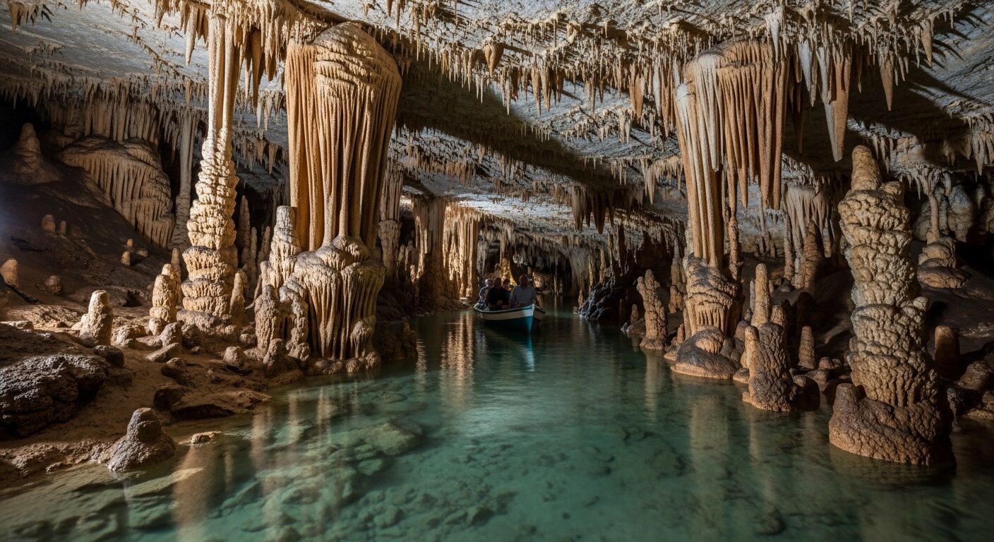 Bootsfahrt durch die Cueva del Indio Höhle in Viñales